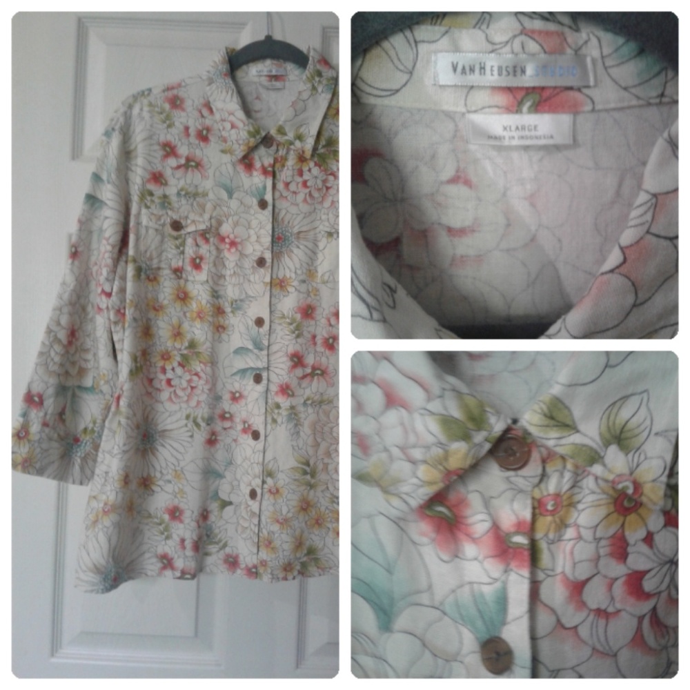 Floral blouse Van Huesen Studio